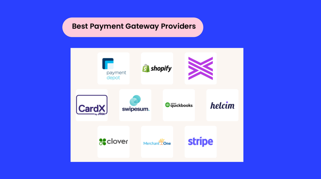 Best Best Payment Gateway Providers logos 93257